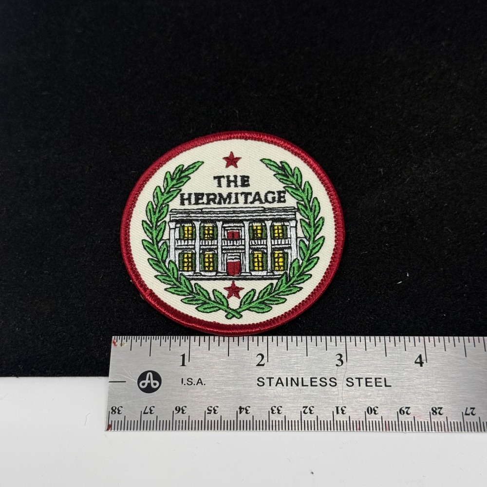 The Hermitage Andrew Jackson Home Nashville Vintage Souvenir Embroidered Patch - Picture 3 of 3